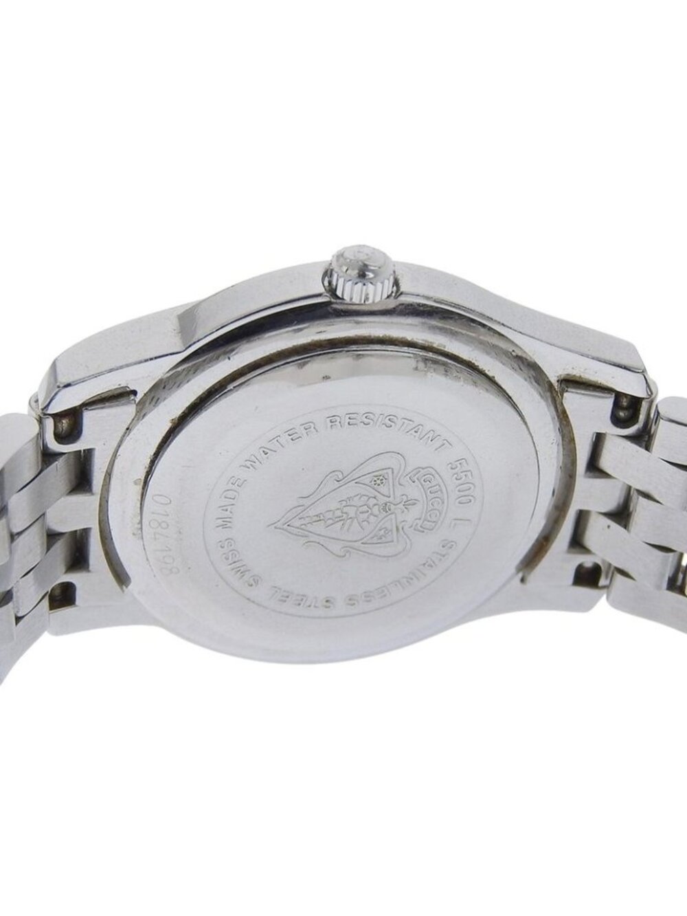 Gucci Stainless Steel Quartz Analog Display Silver Dial Watch - Picture 6 of 8